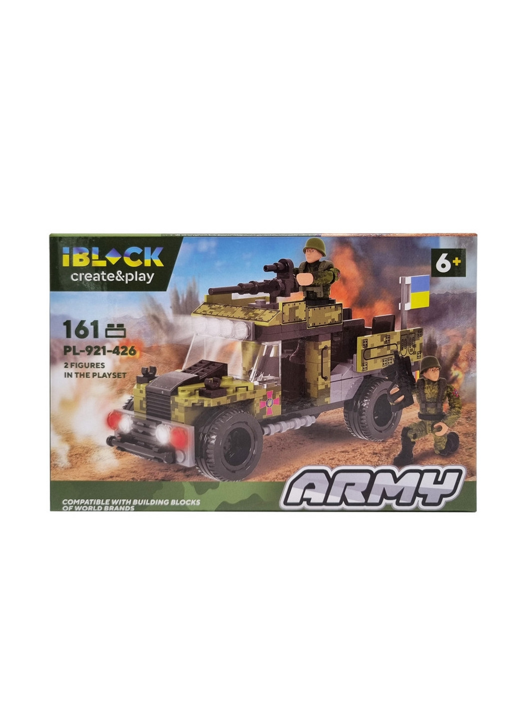 Конструктор детский Армия, 4 вида (Вид 2) Iblock (276980047)