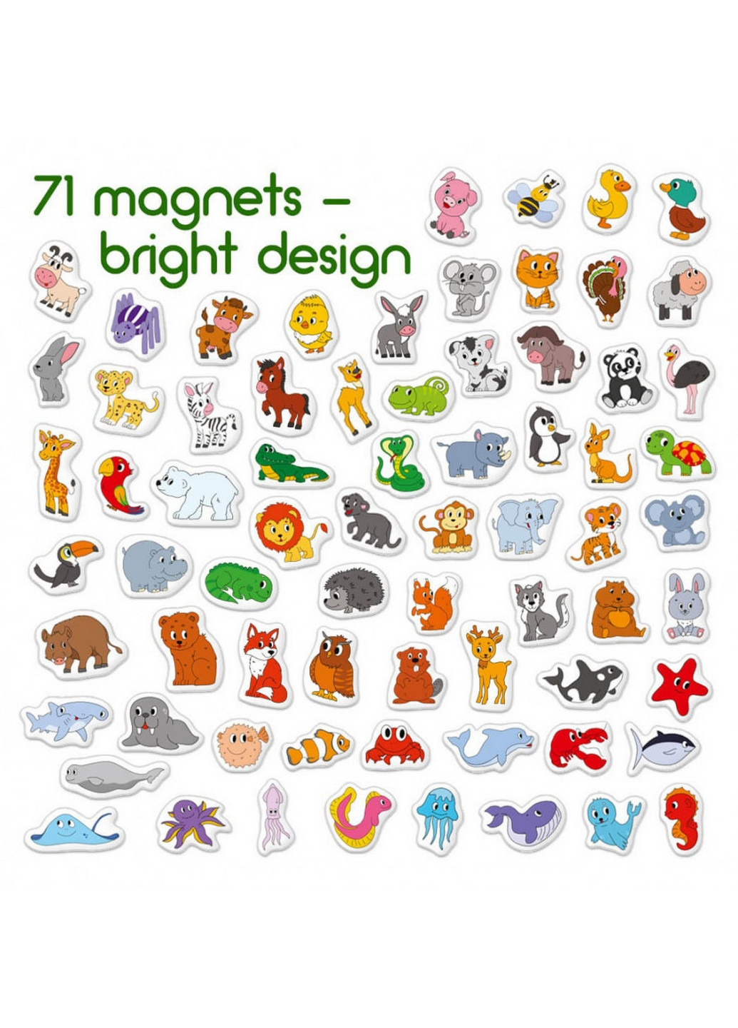 Детский набор магнитов Магнитная история Животные MAGDUM (276982950)