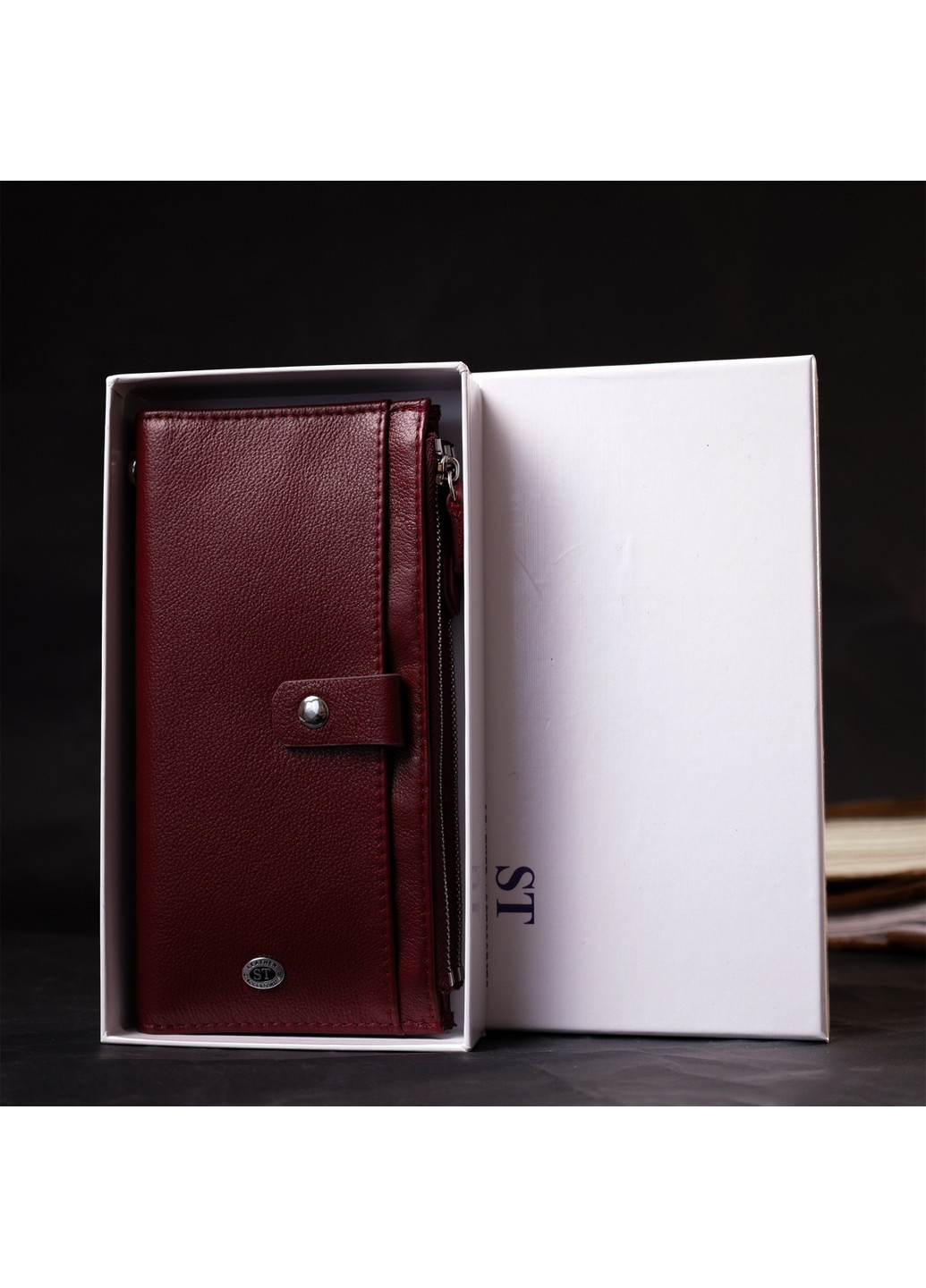 Шкіряний жіночий гаманець st leather (276982032)