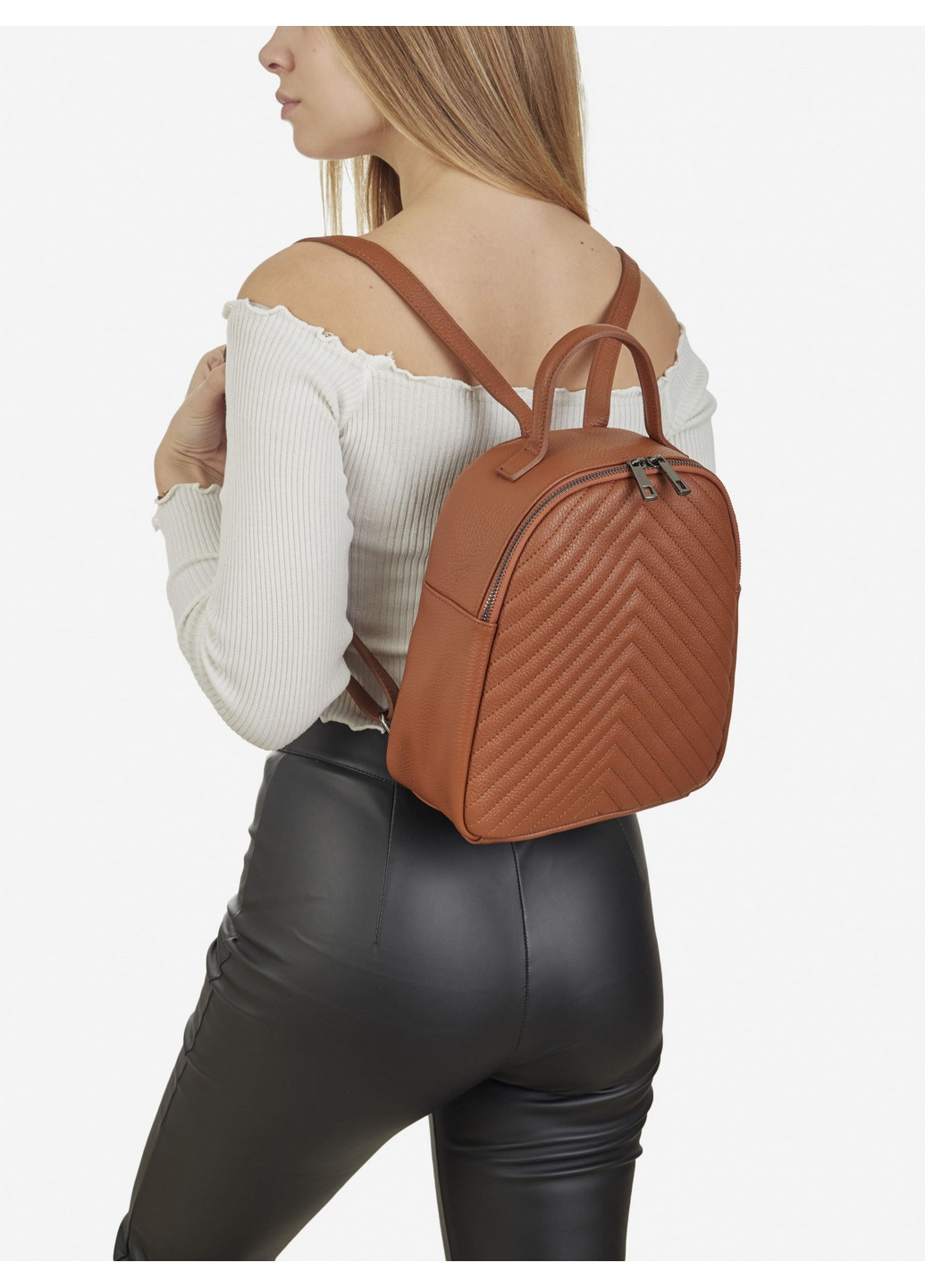 Шкіряний жіночий рюкзак Virginia Conti (276980613)