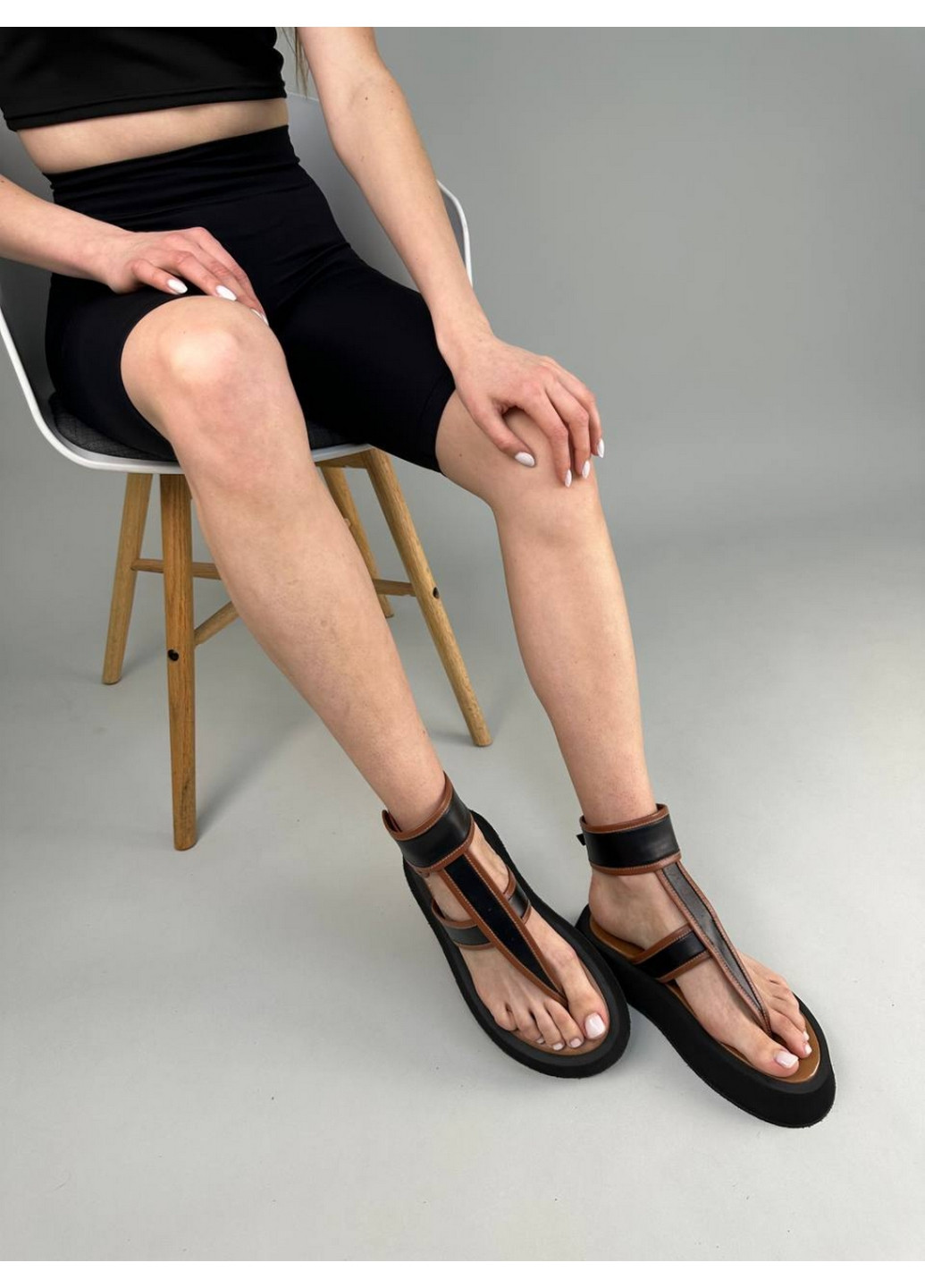 Шкіряні жіночі босоніжки VZUTIK (276986018)