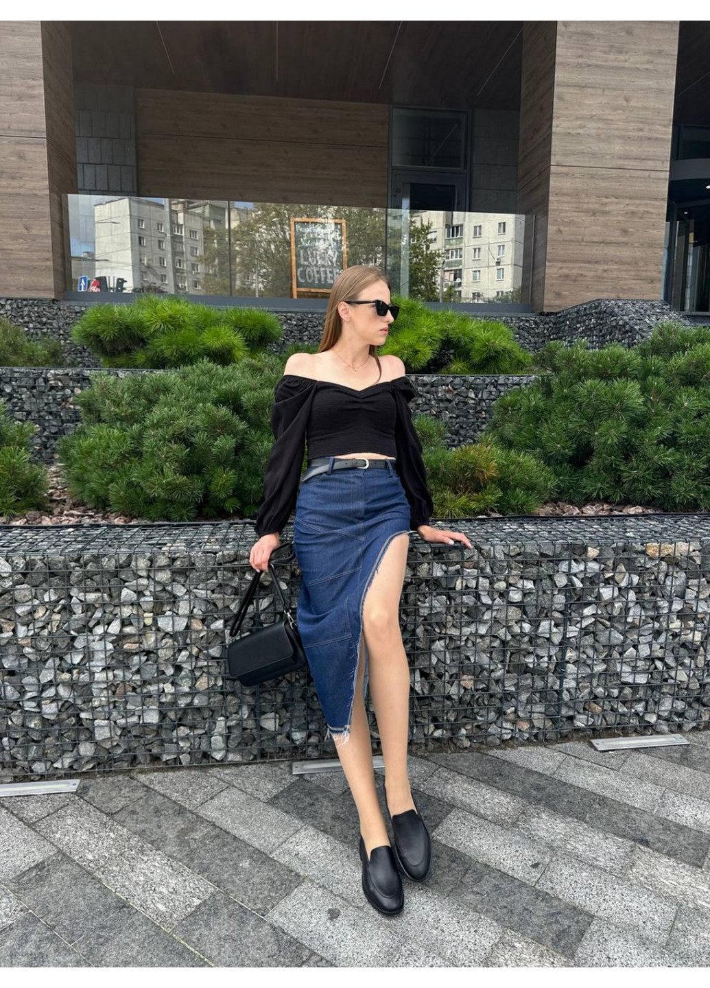 VZUTIK Шкіряні жіночі лофери чорний з натуральна шкіра, україна — (276981441)