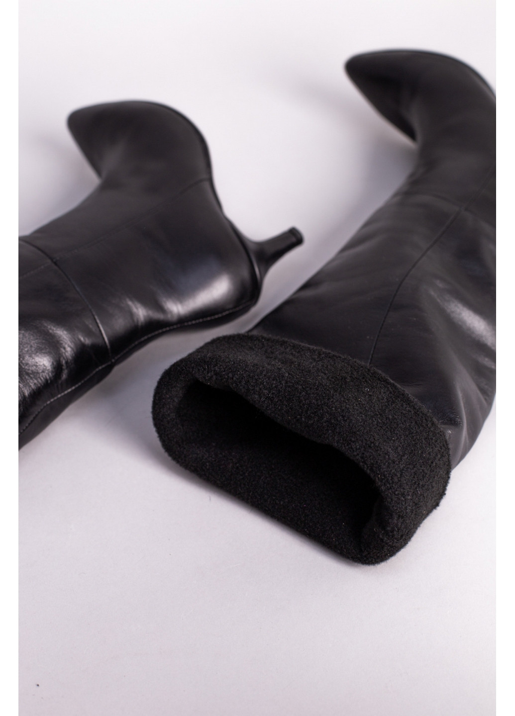 Шкіряні жіночі чоботи-труби VZUTIK (276979145)
