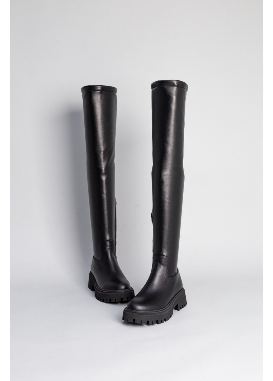 Шкіряні жіночі чоботи-панчохи VZUTIK (276979121)