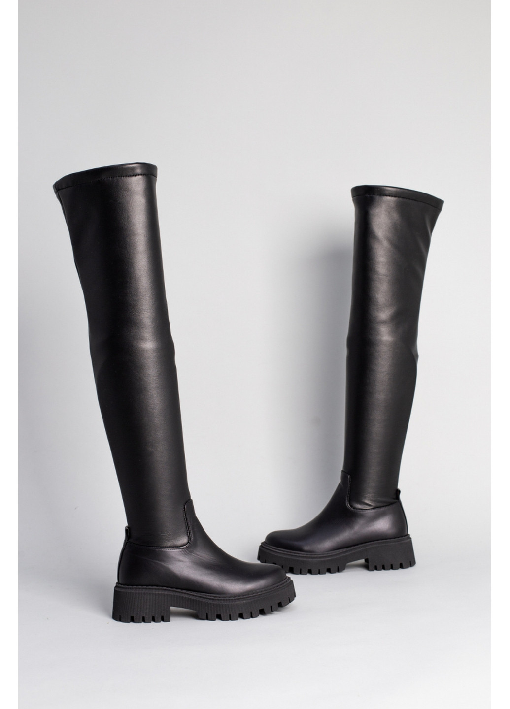 Шкіряні жіночі чоботи-панчохи VZUTIK (276979121)
