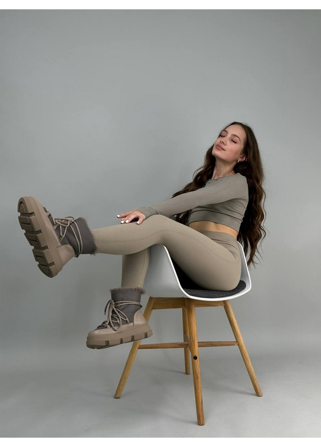 Шкіряні жіночі уггі VZUTIK (276979333)