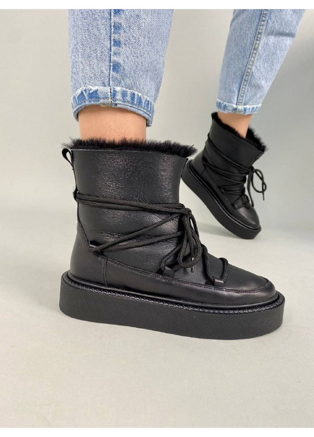 Кожаные женские угги VZUTIK (276979148)