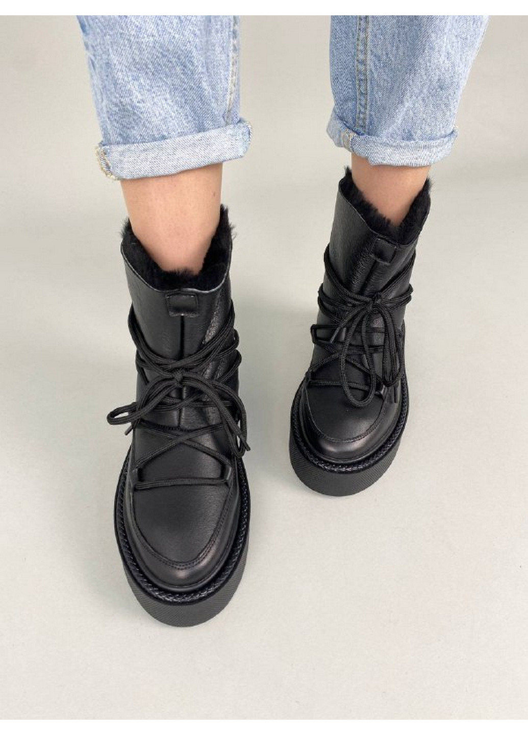 Кожаные женские угги VZUTIK (276979148)