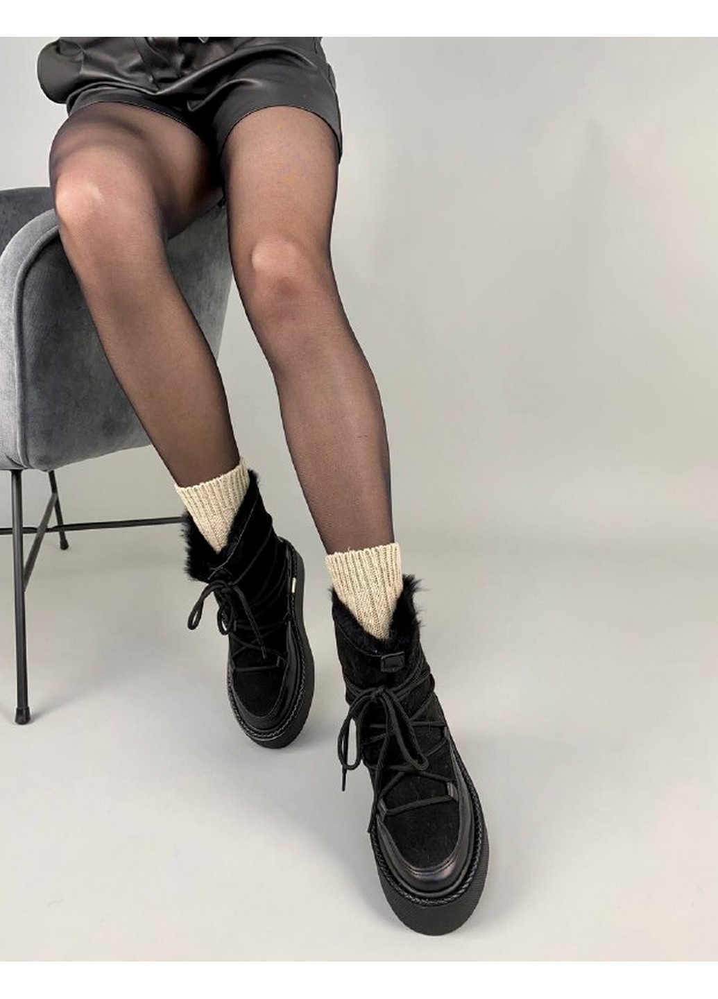 Шкіряні жіночі уггі VZUTIK (276983371)