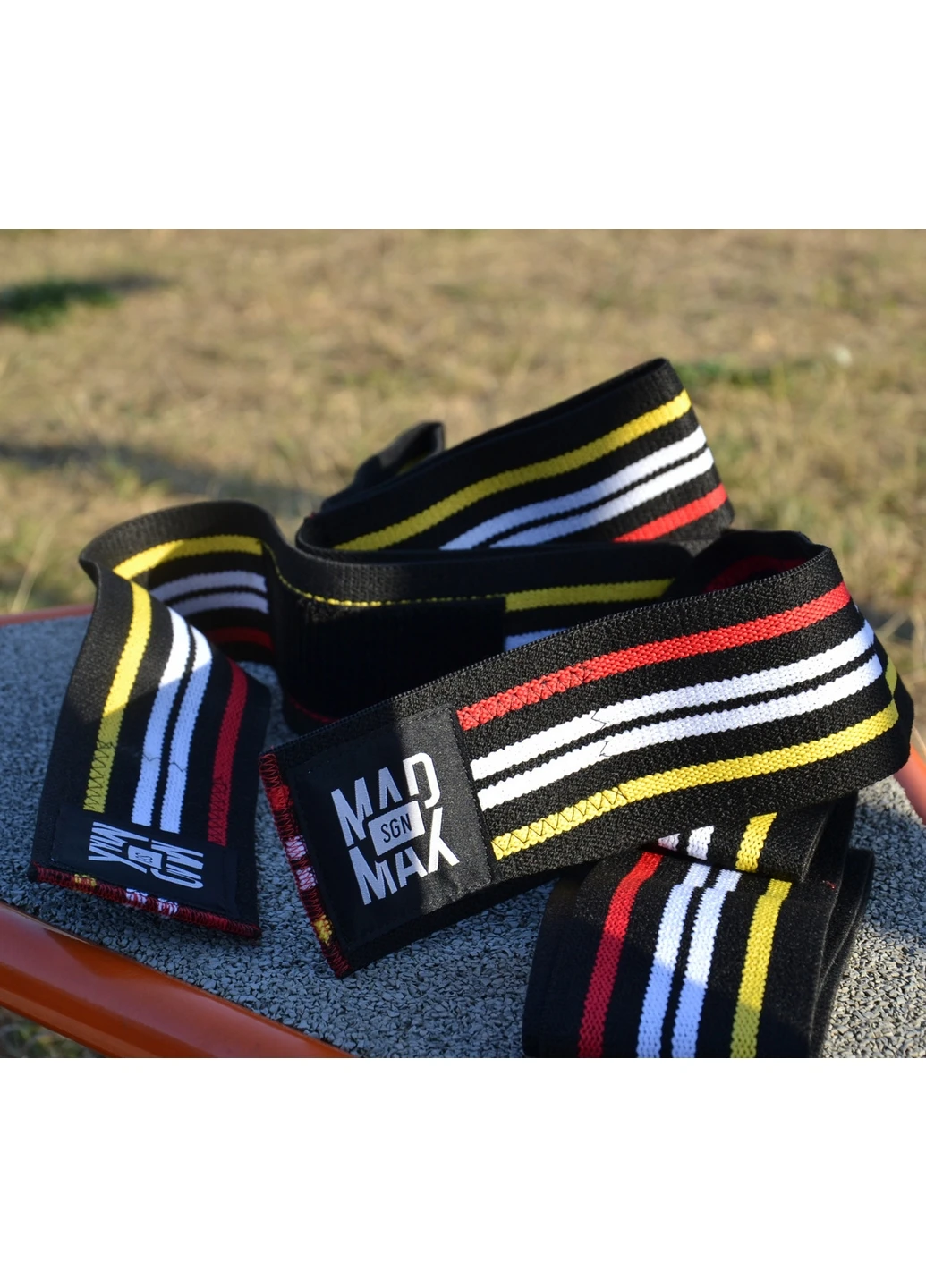 Бинти на коліна Knee Wraps Mad Max (276982065)