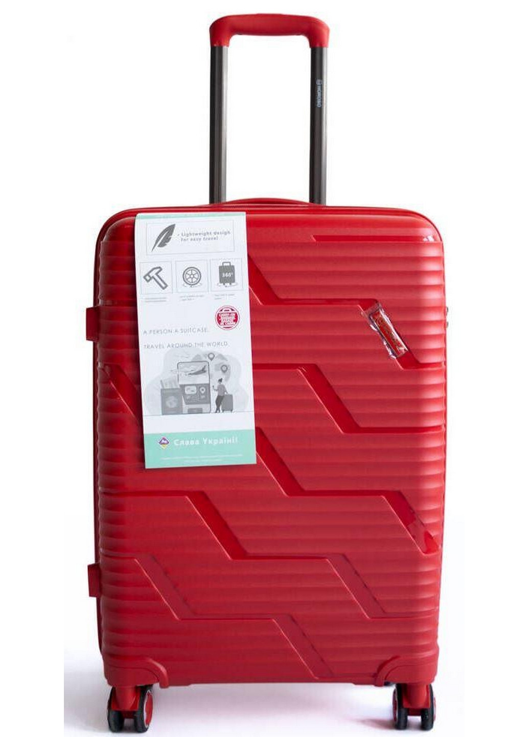 Пластикова велика валіза з полікарбонату 85L Horoso (276978943)