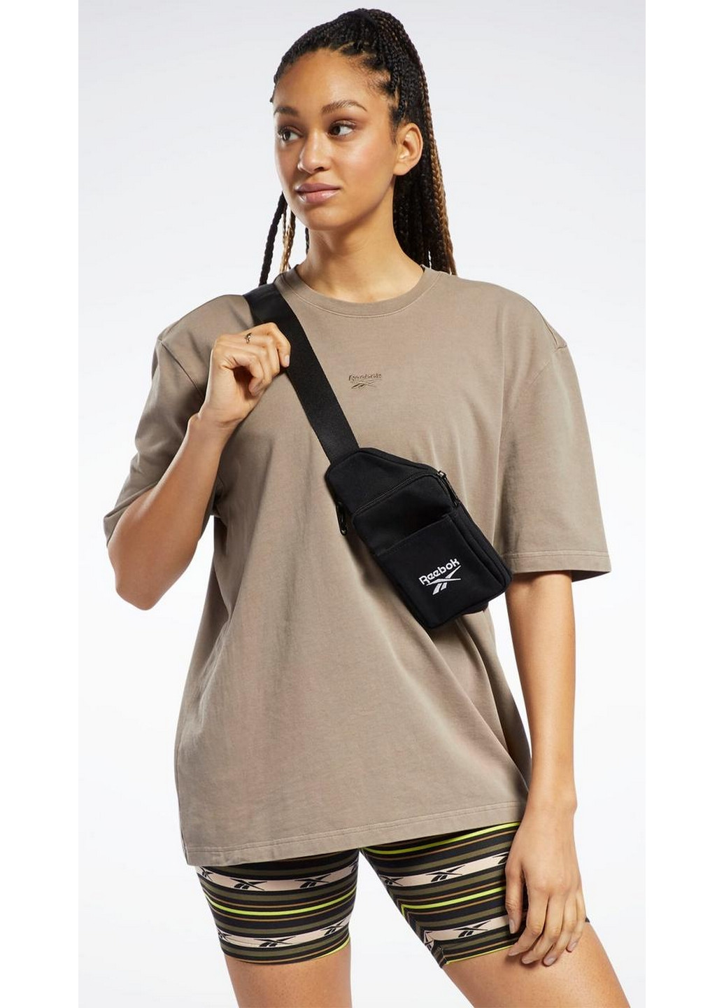 Коттонова сумка нагрудна, слінг Classic Foundation Reebok (276983890)