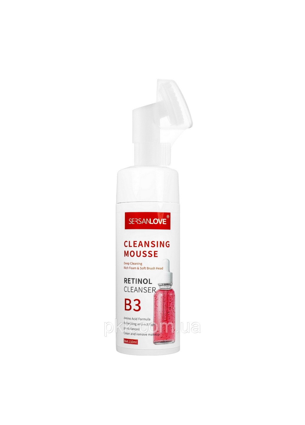 Пінка-мус для вмивання Retinol Vitamin B3 Cleanser Mousse з вітамінами Sersanlove (276985832)