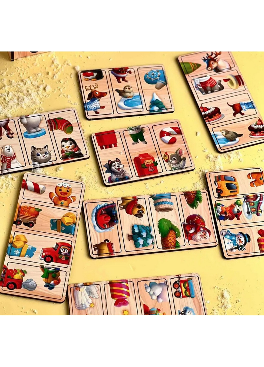 Настольная игра "Домино-пазл", 28 плашек Ubumblebees (276980105)