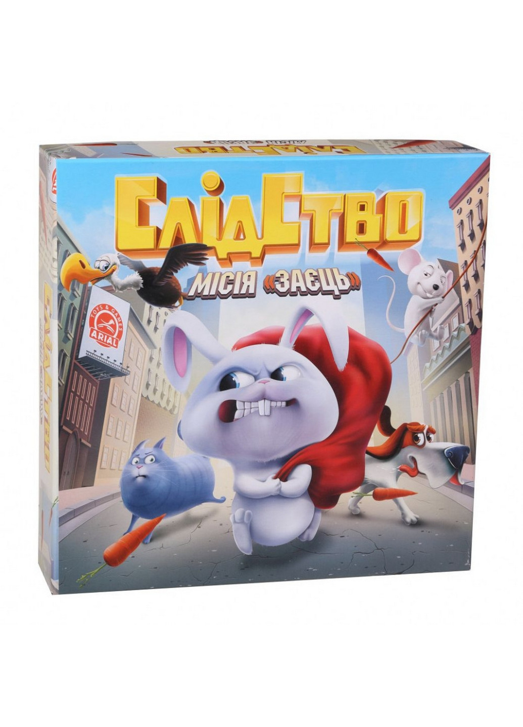 Настільна гра Слідство. Місія "Заєць" на укр. мовою Arial (276978892)