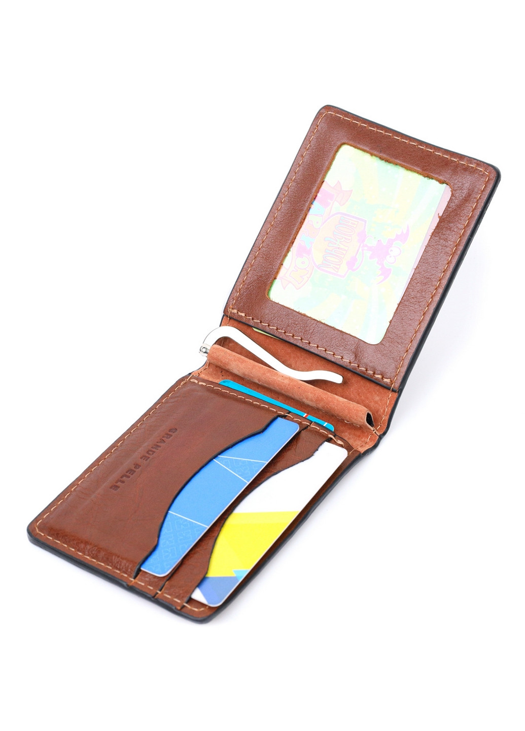 Кожаный мужской кошелек Grande Pelle (276979823)