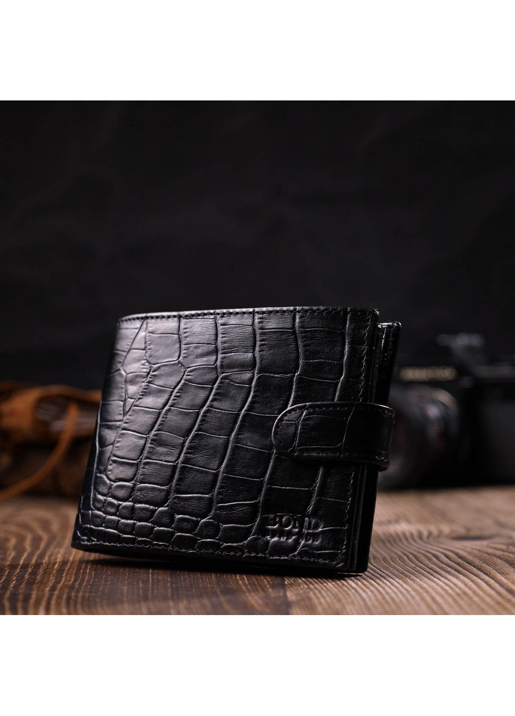 Шкіряний чоловічий гаманець Bond (276985513)