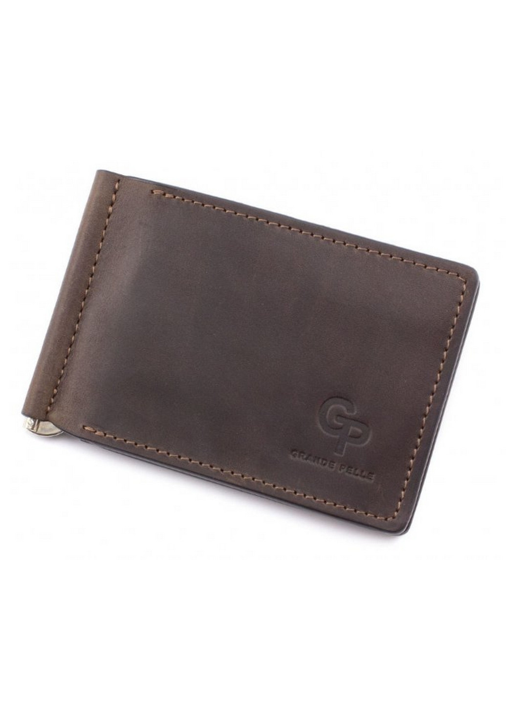 Кожаный мужской зажим для денег Grande Pelle (276978842)