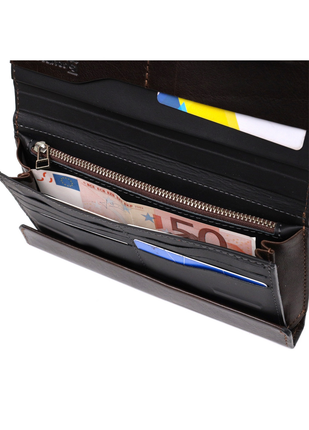 Шкіряний чоловічий гаманець Grande Pelle (276984812)