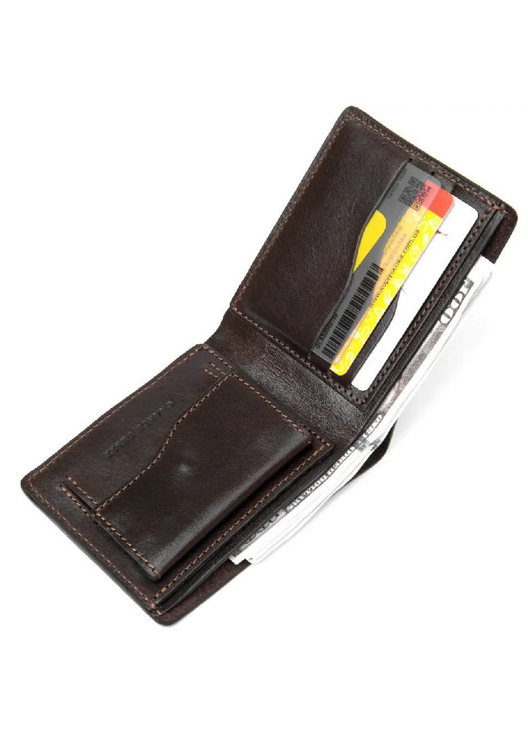 Кожаный мужской кошелек Grande Pelle (276985698)