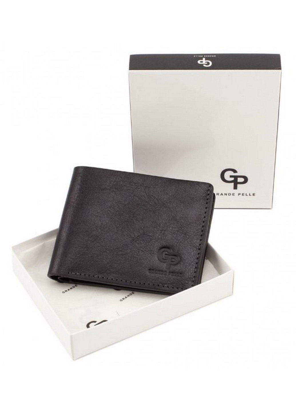 Кожаный мужской кошелек Grande Pelle (276985698)