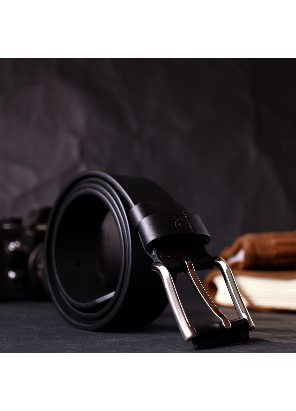 Шкіряний чоловічий ремінь Grande Pelle (276983831)