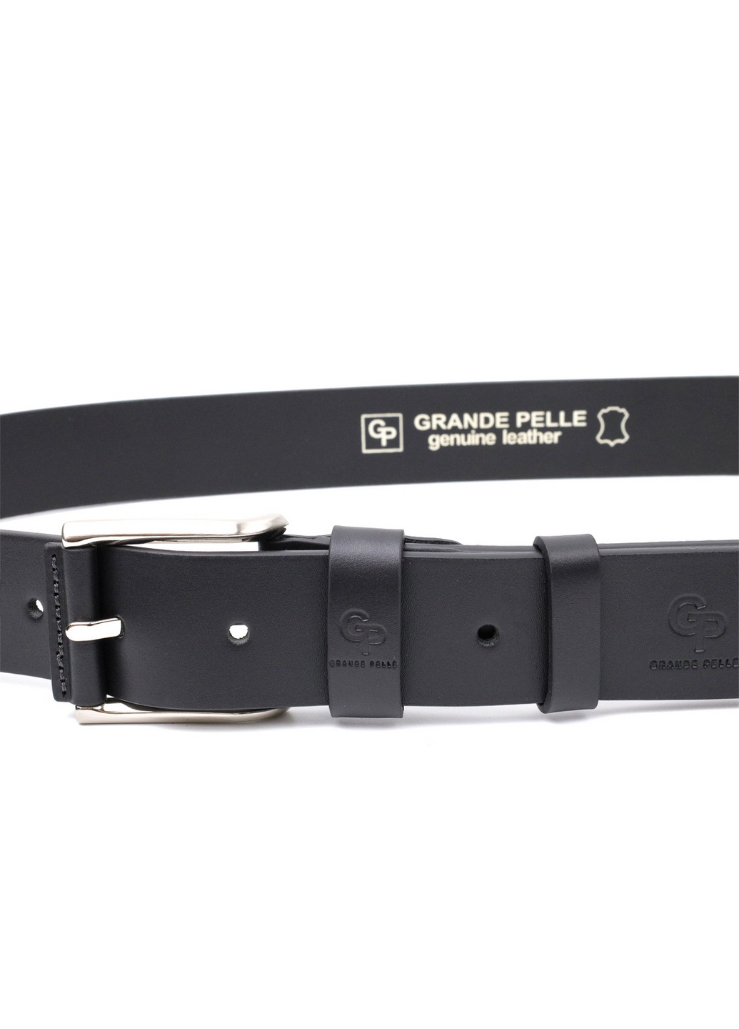 Шкіряний чоловічий ремінь Grande Pelle (276983831)