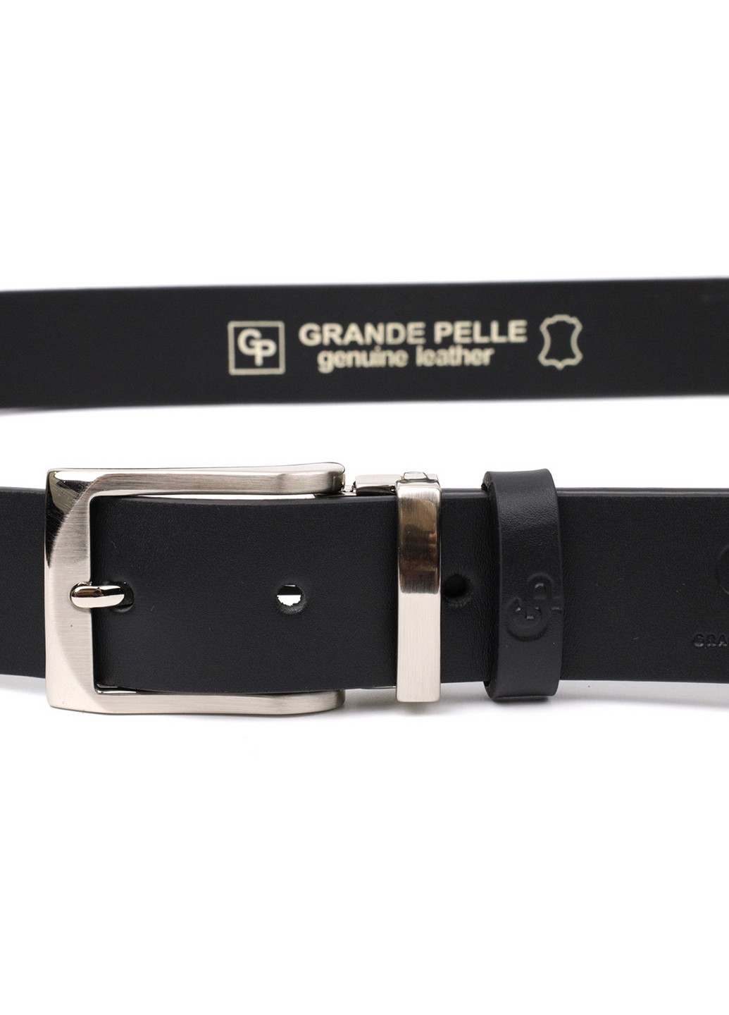 Шкіряний чоловічий ремінь Grande Pelle (276977817)