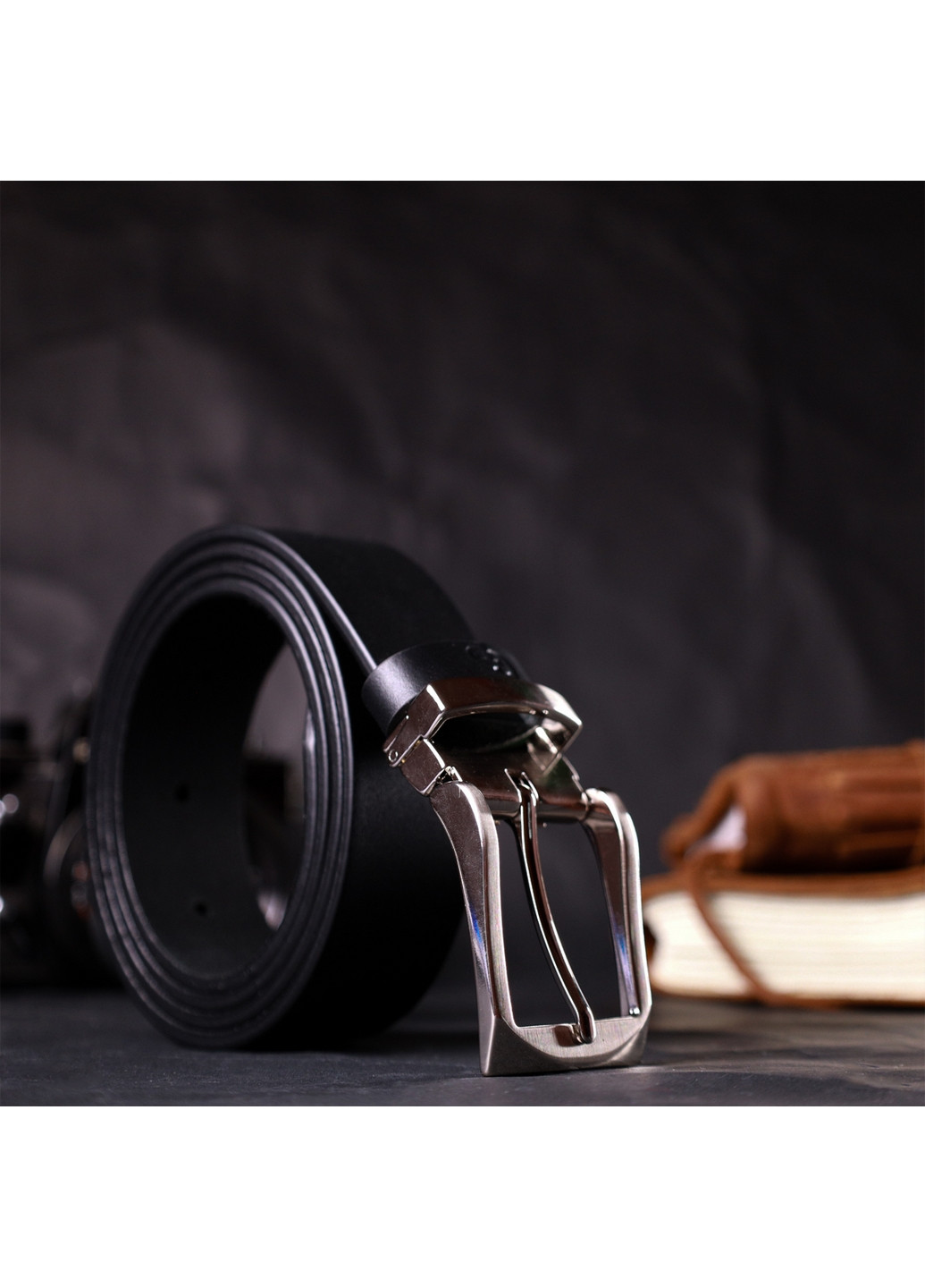 Шкіряний чоловічий ремінь Grande Pelle (276977817)