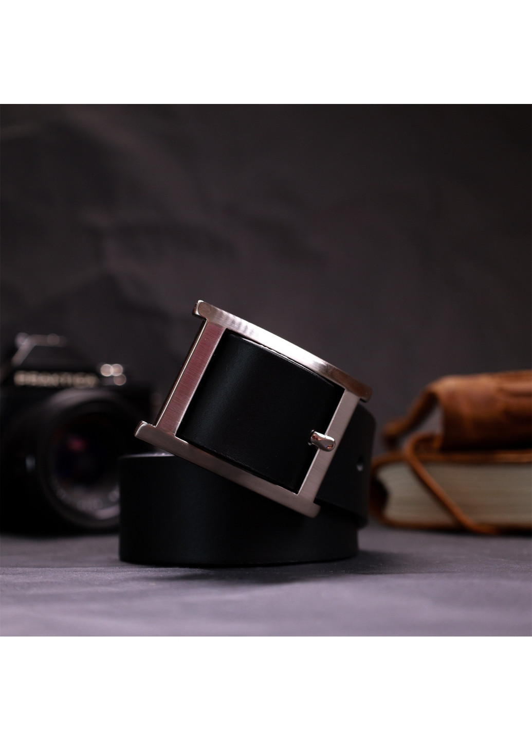 Шкіряний чоловічий ремінь Grande Pelle (276978848)