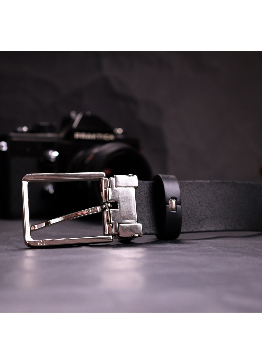 Шкіряний чоловічий ремінь Grande Pelle (276981843)