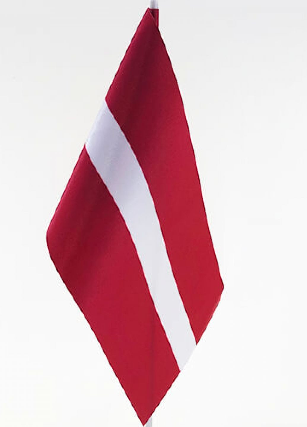 Флажок Латвии (без держателя) Dobroznak прапорець настільний (277169369)