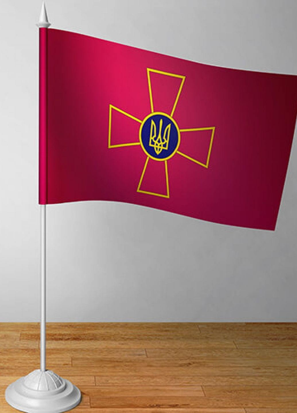 Флажок ВСУ (вооруженных сил Украины) (без держателя) Dobroznak прапорець настільний (277169373)