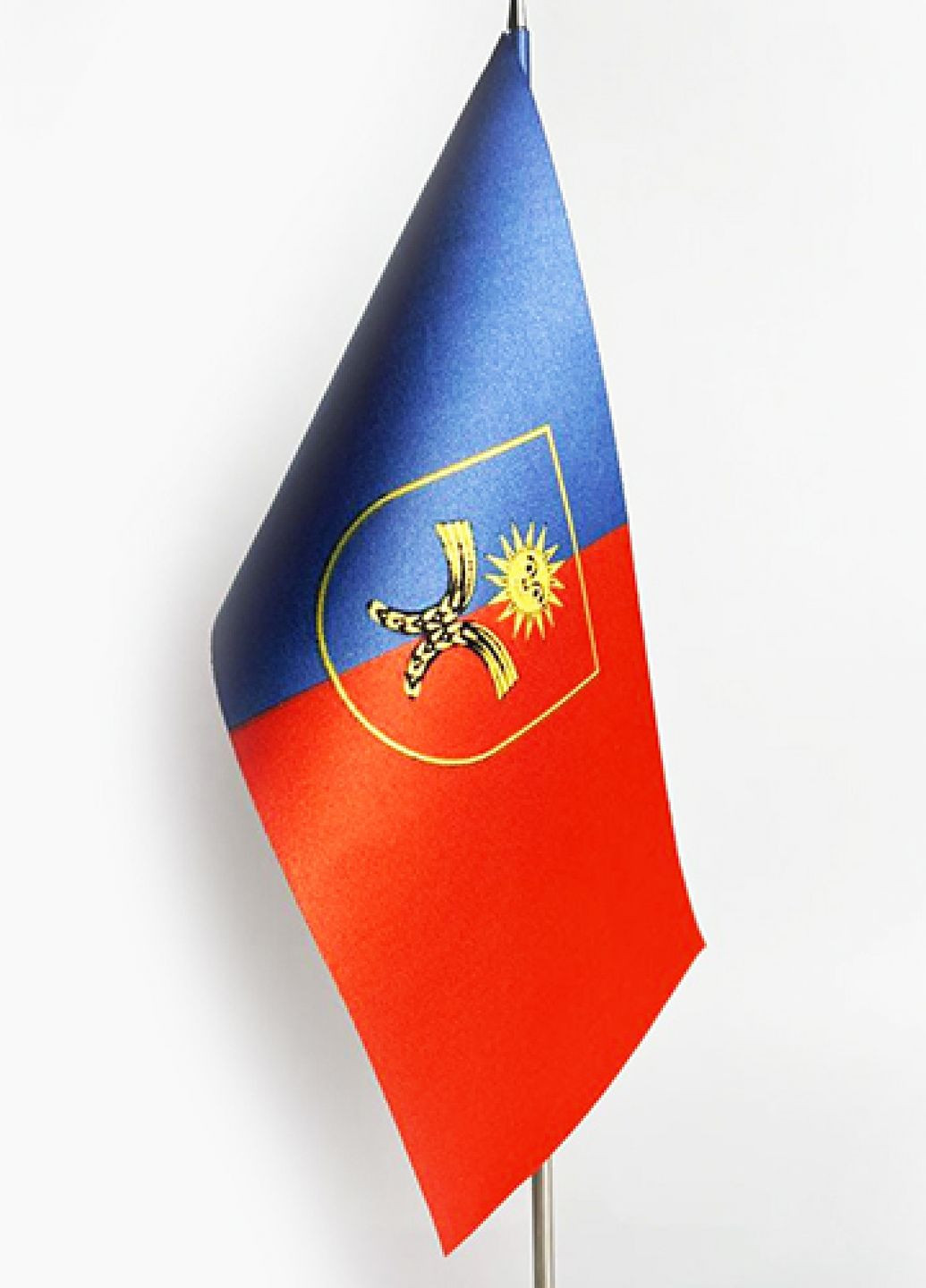 Флажок Хмельницкой области (без держателя) Dobroznak прапорець настільний (277169362)