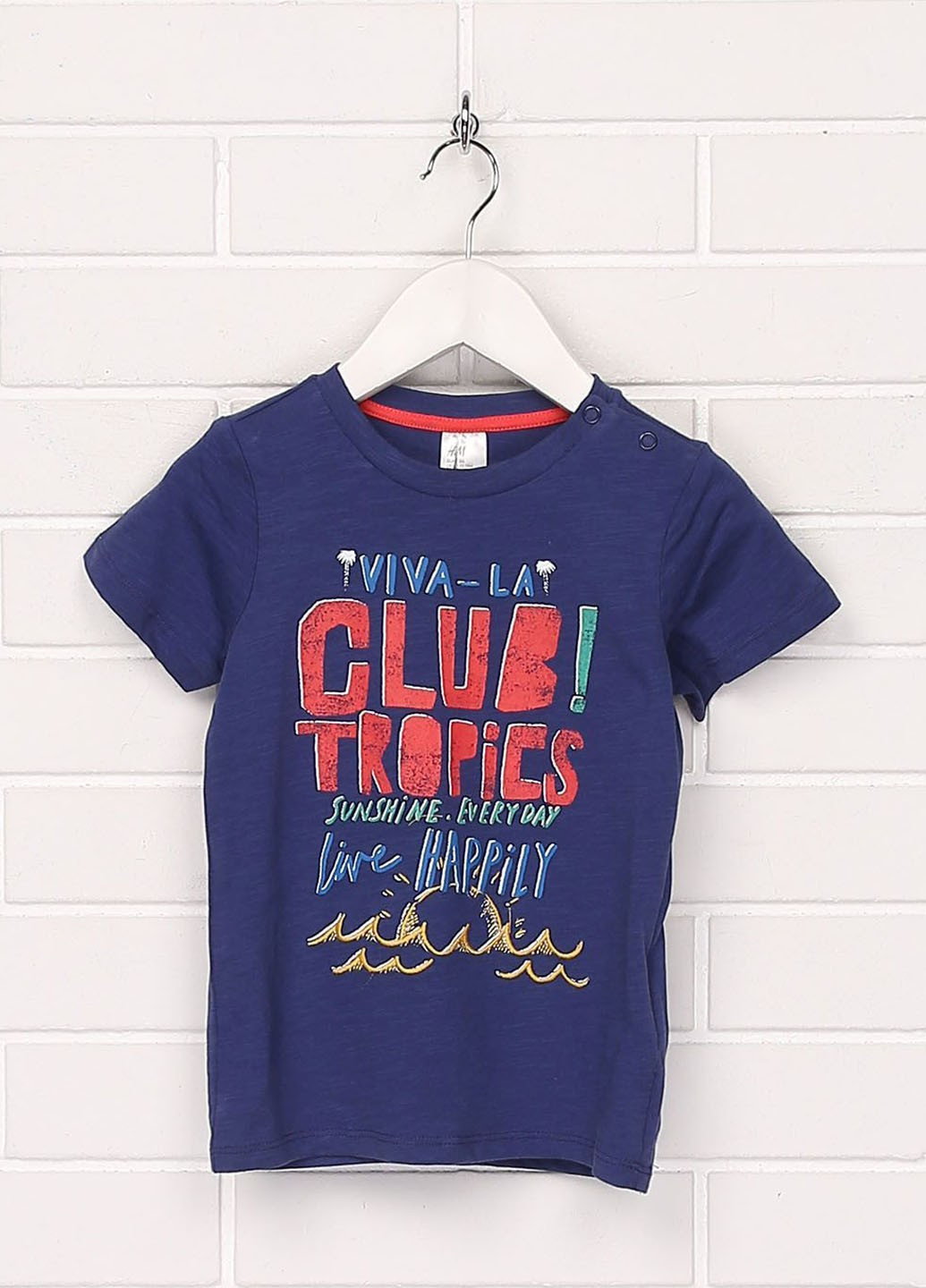 Синя демісезонна футболка H&M