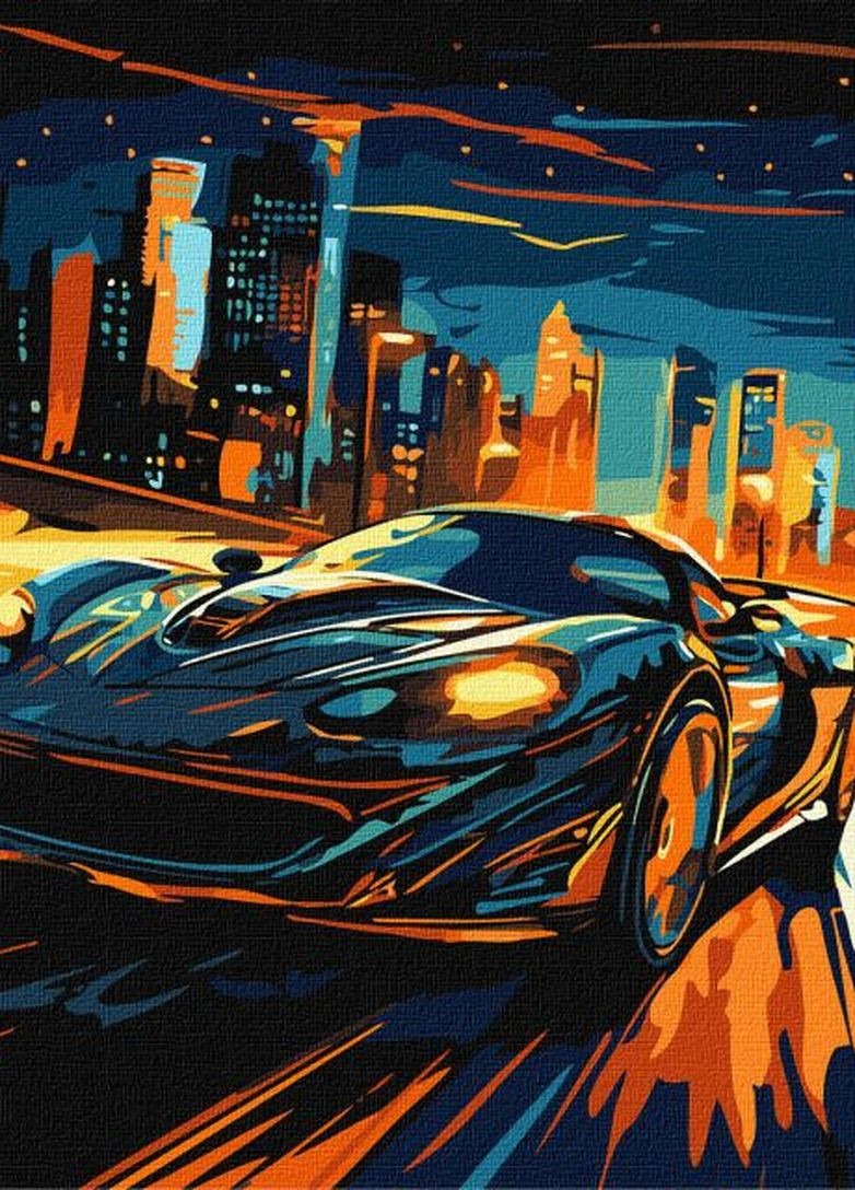 Картина по номерам Ночной город ©art_selena_ua 40x50 KHO3644 Идейка Ідейка (276971469)