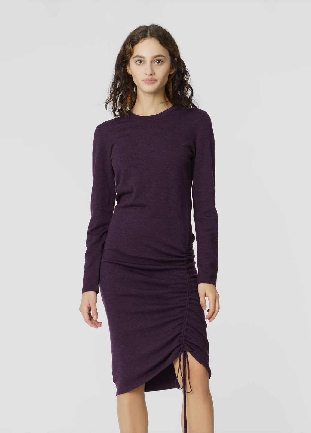 Фиолетовое кэжуал платье Parosh однотонное