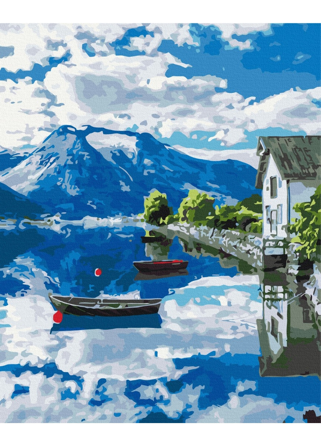 Картина по номерам Провинция Норвегии 40x50 см Brushme (277152488)