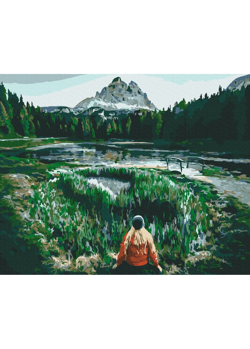 Картина за номерами "Три зубці Лаворедо © Roksolana Baran" 40x50 см Brushme (277152024)