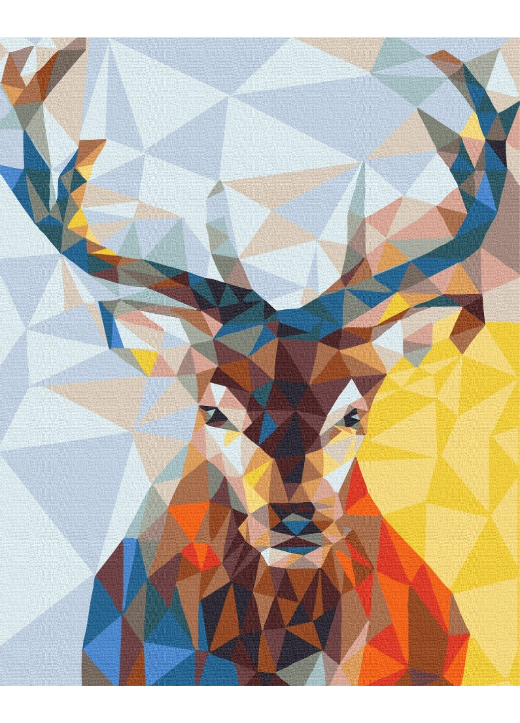 Картина по номерам Олень в калейдоскопе 40x50 см Brushme (277152993)