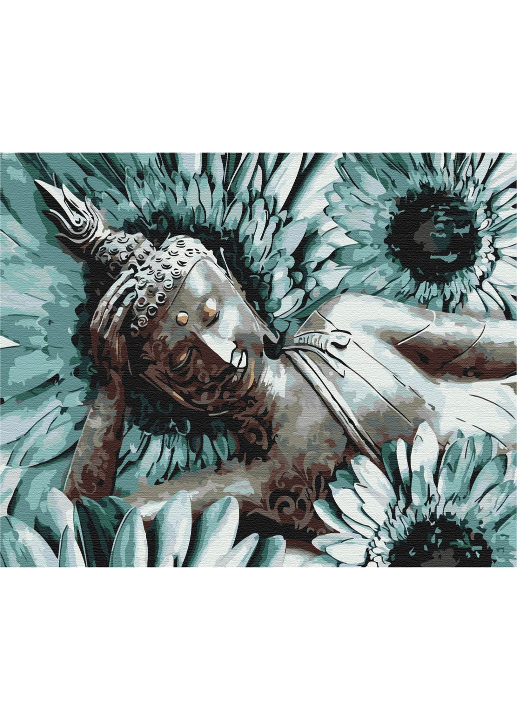 Картина по номерам Будда медитация 40x50 см Brushme (277152909)