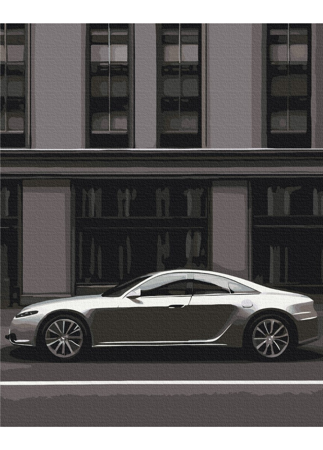 Картина по номерам Столичное авто 40x50 см Brushme (277152980)