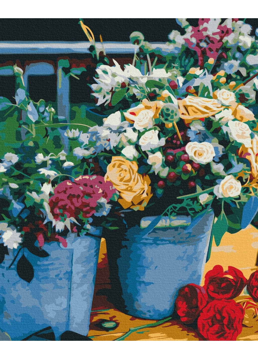 Картина по номерам Радость флориста 40x50 см Brushme (277153918)