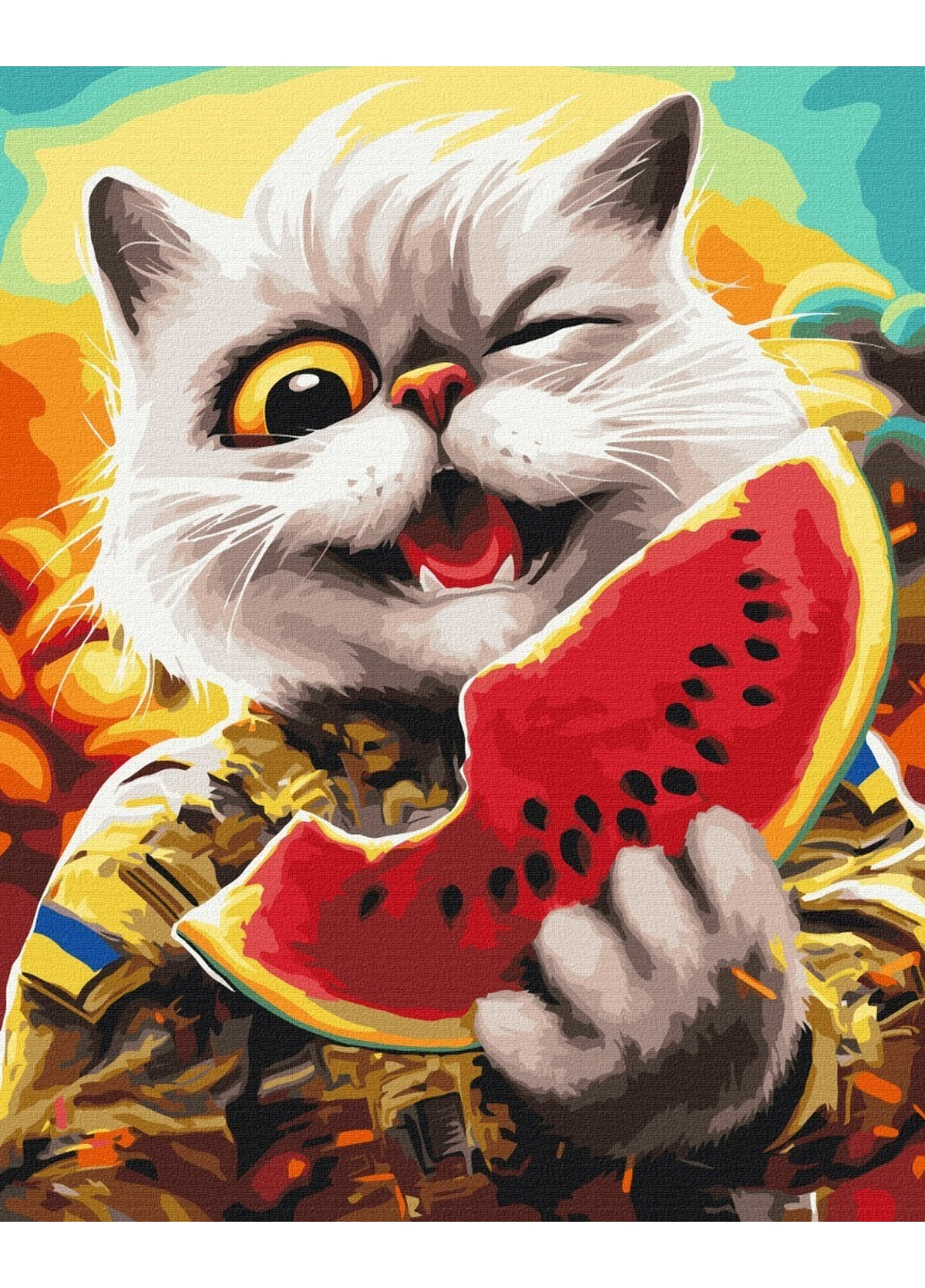 Картина по номерам Котик в Херсоне ©Марианна Пащук 40x50 см Brushme (277153082)