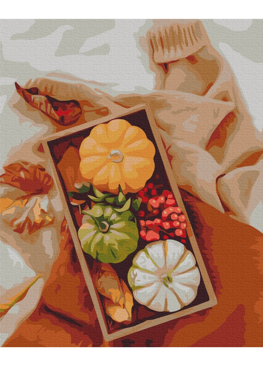 Картина по номерам Осенний подарок 40x50 см Brushme (277154075)