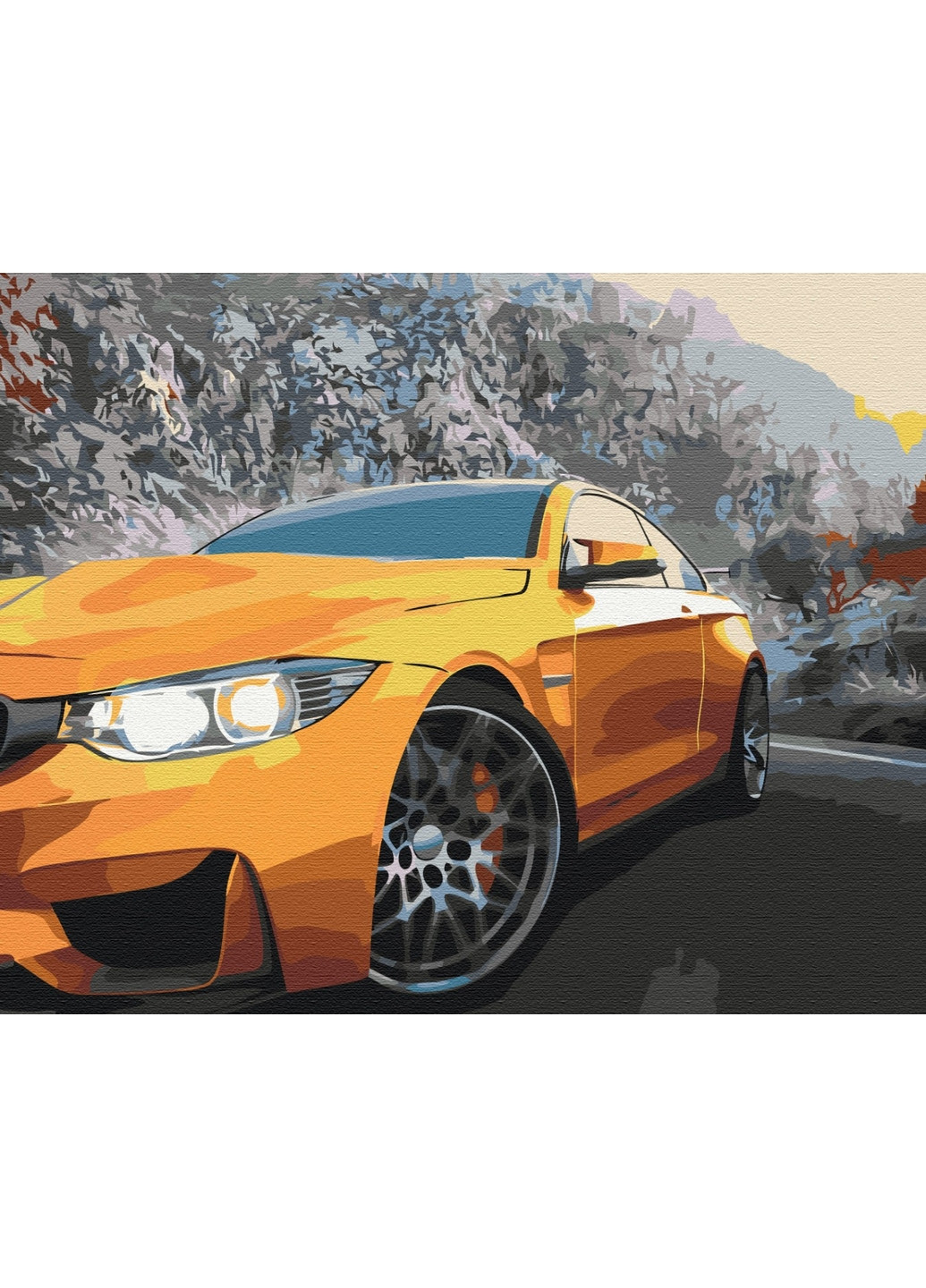 Картина по номерам Драйвовий пейзаж 40x50 см Brushme (277153561)