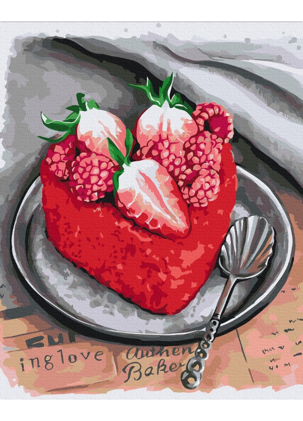 Картина за номерами "Любов на десерт" © Anna Kuly 40x50 см Brushme (277154334)