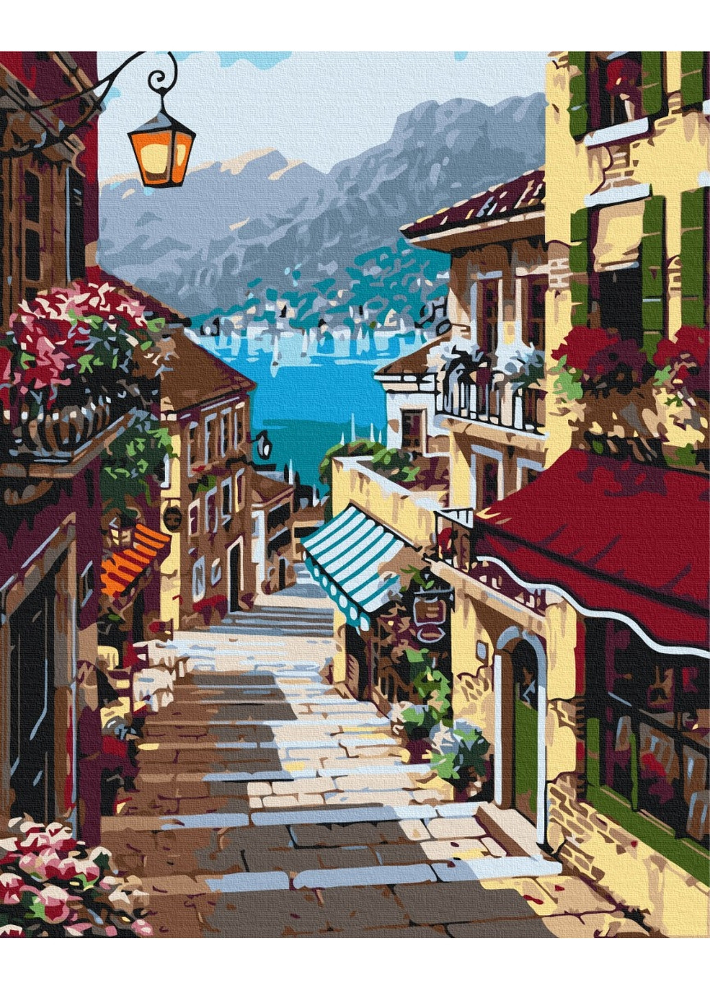 Картина за номерами "Італійська вуличка" 40x50 см Brushme (277152653)