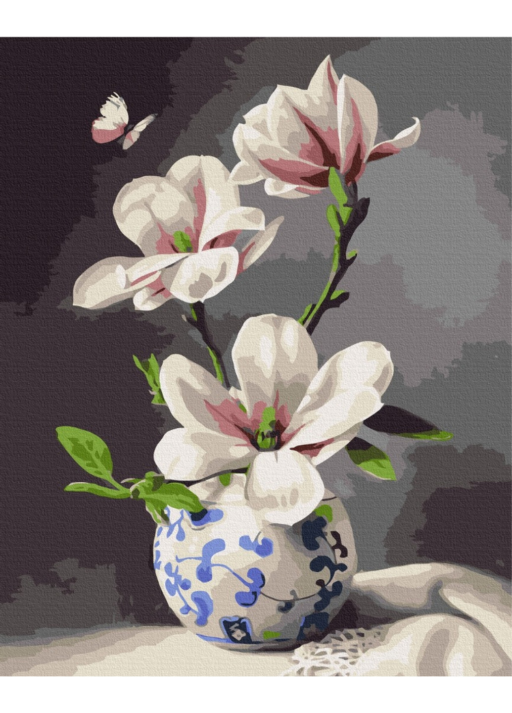 Картина за номерами "Натюрморт з орхідеєю" 40x50 см Brushme (277152928)