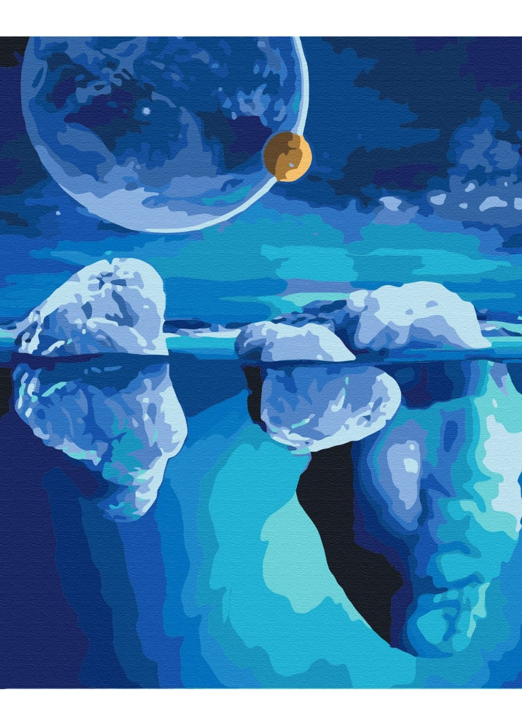 Картина за номерами "Космос льодовиків" 40x50 см Brushme (277152543)